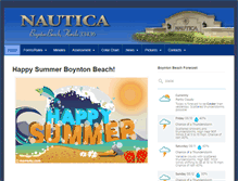 Tablet Screenshot of nauticahoa.com